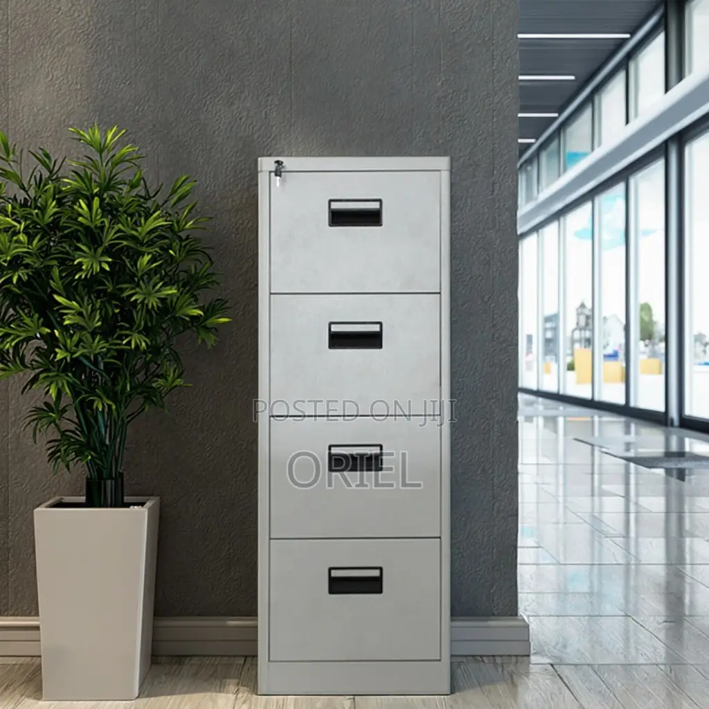 Office Cabinet : Steel 4-Drawer Office Cabinet