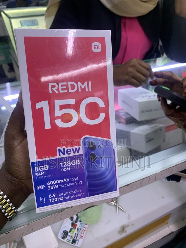 New Xiaomi Redmi 15C 4G 128 GB Blue - thumbnail 2