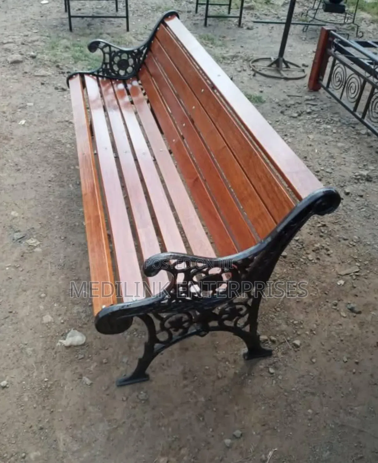Hudson Cast Legs 5ft Outdoor Benches