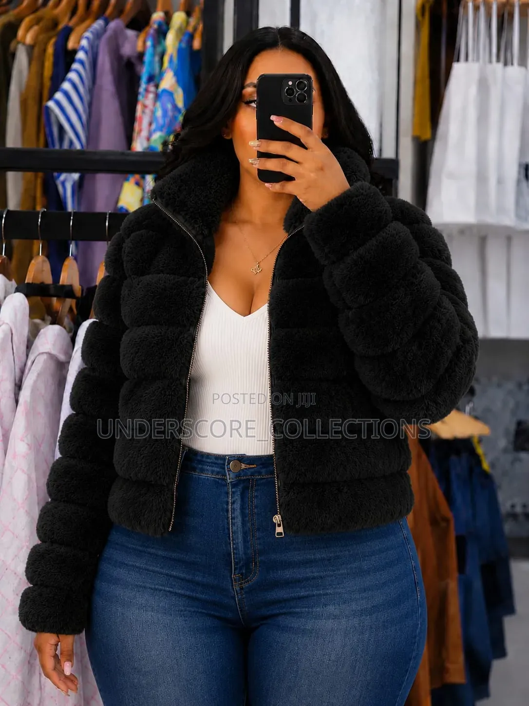 Ladies Fluffy Jackets