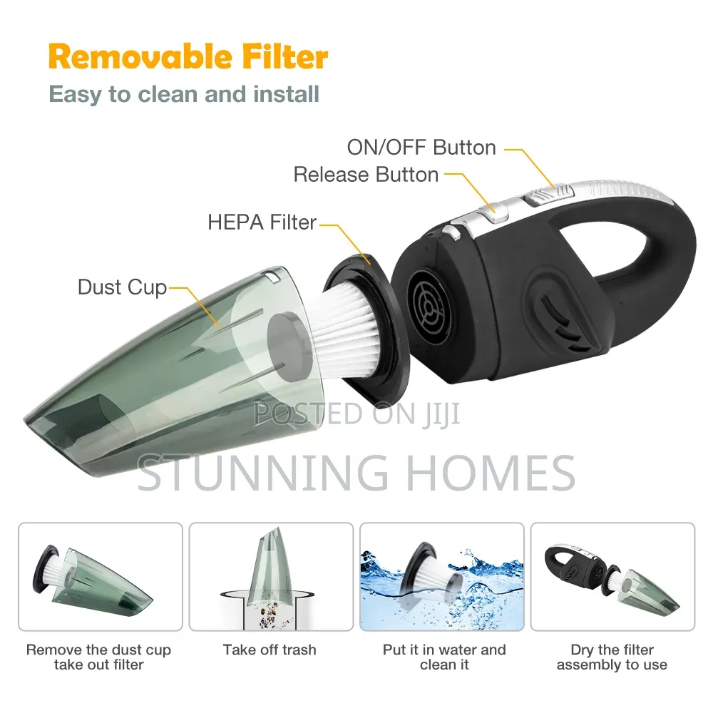 High Efficient Car Vacuum Cleaner