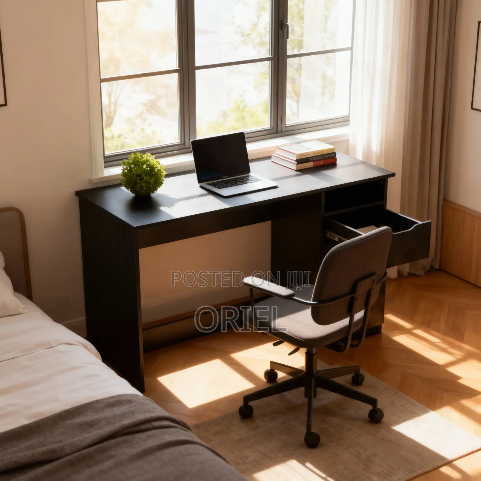 Office Study Desk 120cm With 3-Drawers