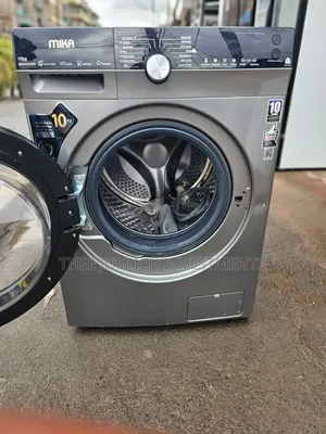 Silver Mika Washing Machine Front Load Washing 10kg