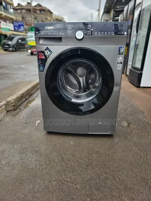 Silver Mika Washing Machine Front Load Washing 10kg