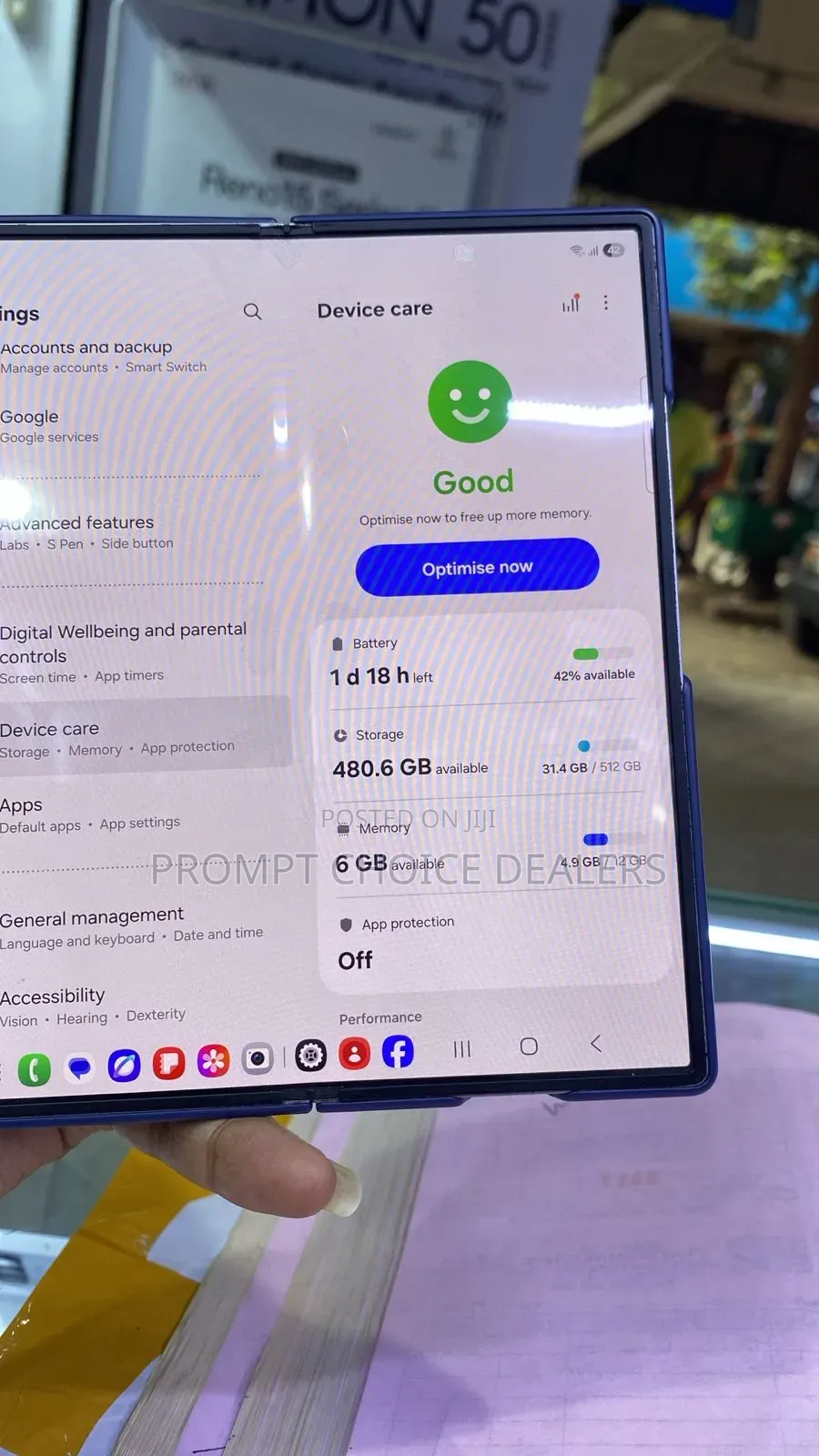 Samsung Galaxy Z Fold6 512 GB Blue