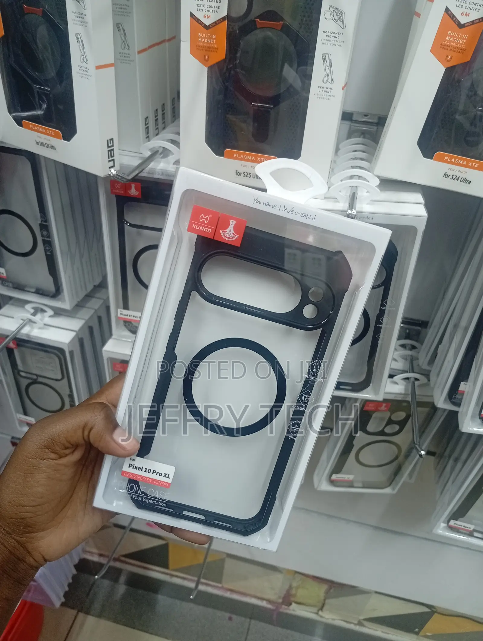 Google Pixel 10 Pro Xl Thick, Structured Bumper Frame.