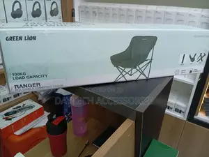 Green Lion Ranger Foldable Camping Chair With a 100kg Load Capacity.
