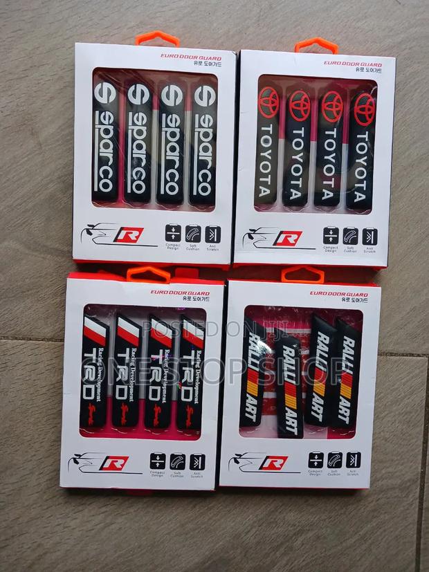 Door Guard Protector in Various Logos Sparco,Trd,Ralliart,Toyota - main view