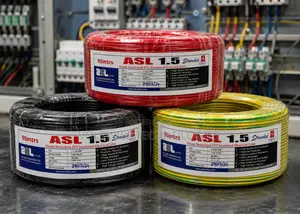 Asl 1.5mm Stranded Electrical Cable 90m – Red, Black Yellow