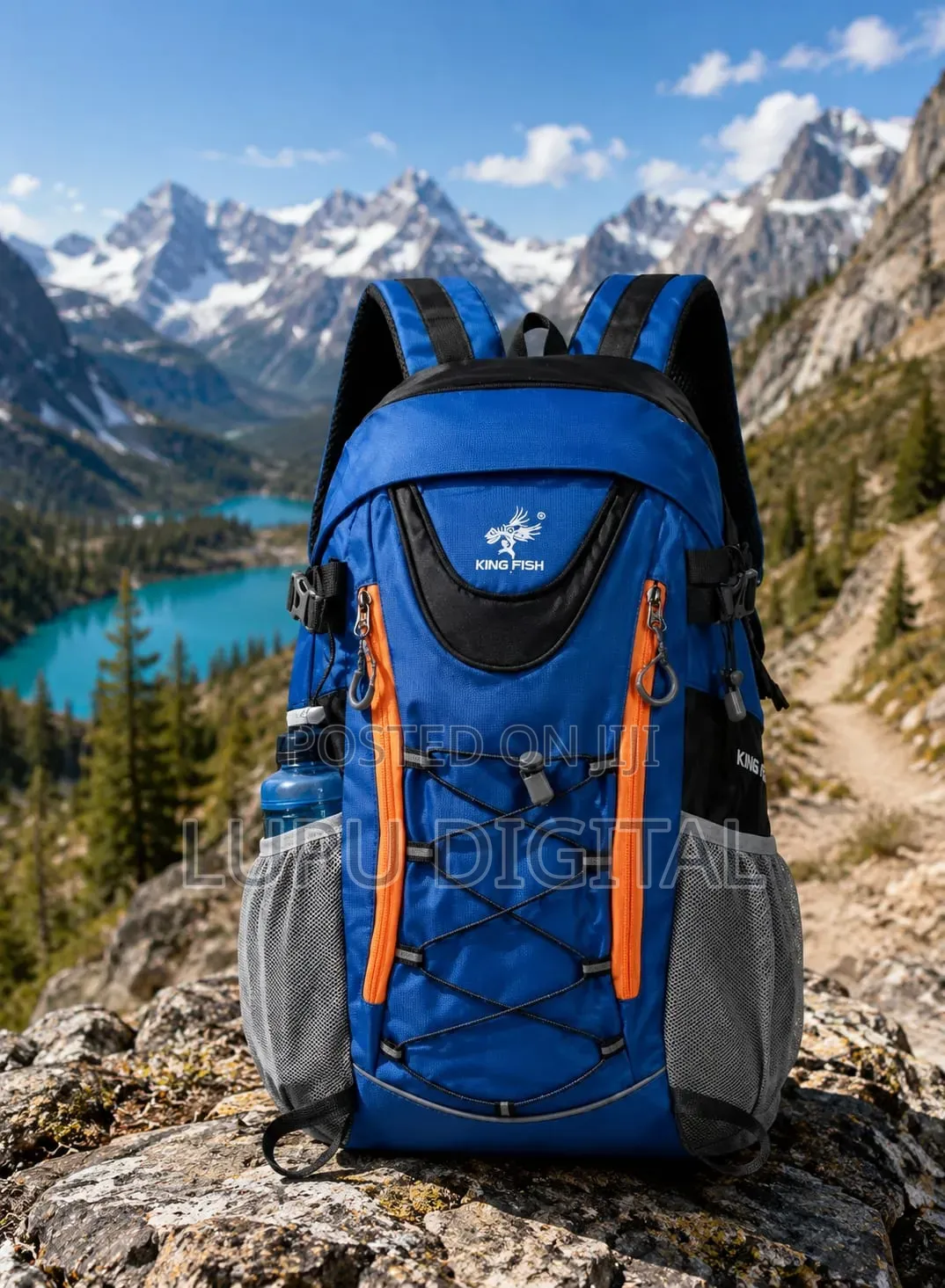 Outdoor 40 LTRS Hiking Bag Available in Black,Red,Green, Blue,Orange