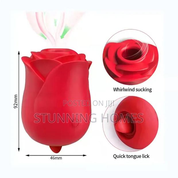 2 in 1 Rose Sucker and Licker Toy