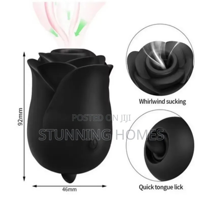 2 in 1 Rose Sucker and Licker Toy