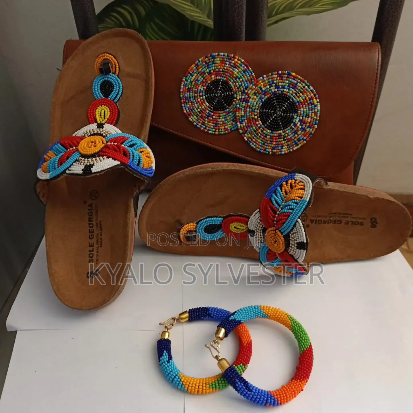 Genuine Leather Shoes and Their Compination Bags