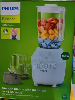 Philips Blender 450w ,1 L Capacity With Durable Stainless Steel Blades
