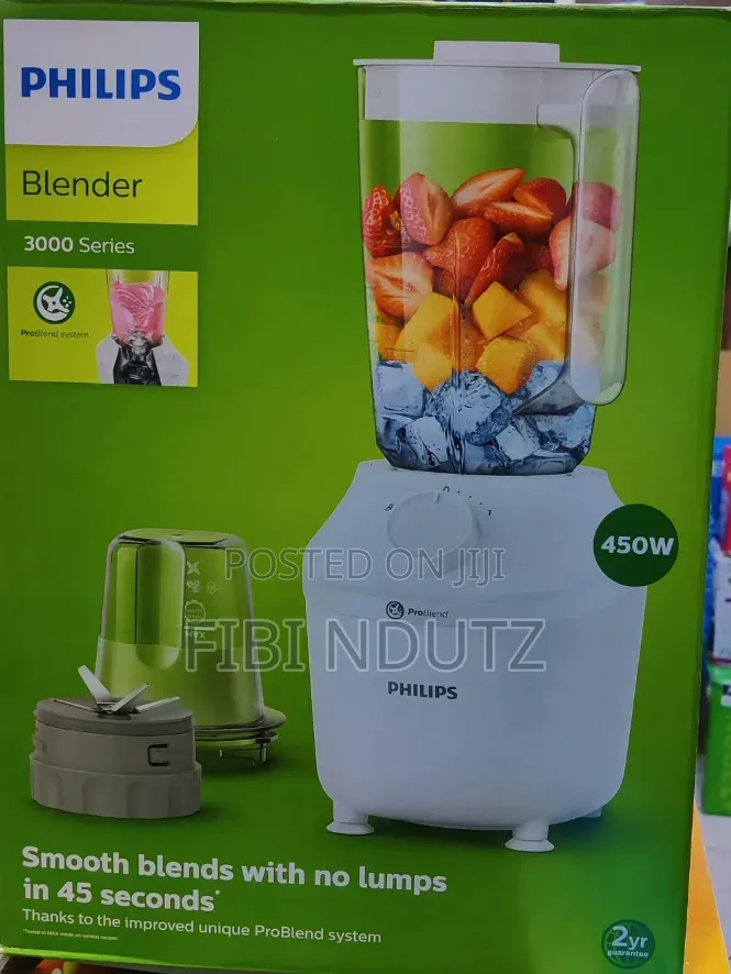 Philips Blender 450w ,1 L Capacity With Durable Stainless Steel Blades