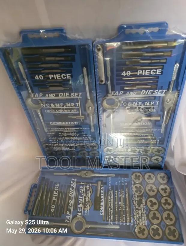 40pc Tap and Die Stock/Quality 40pc Tap and Die Stock Set - thumbnail 2