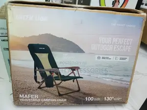 Green Lion Mafer Adjustable Camping Chair In Green.