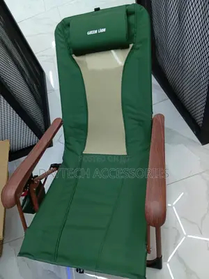 Green Lion Mafer Adjustable Camping Chair In Green.