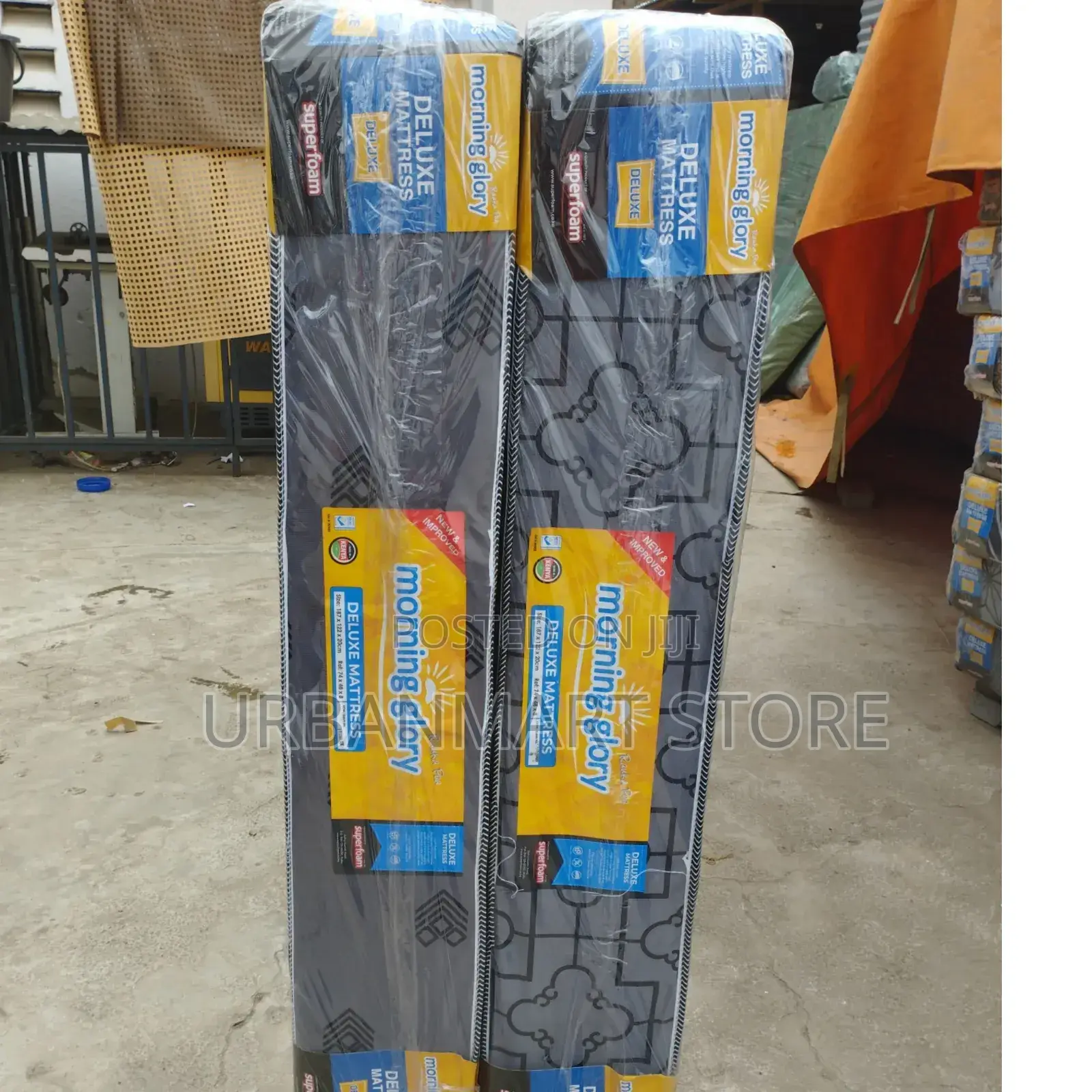 Morning Glory 4 by 6, 8 Inch Plain Superfoam Mattress Available