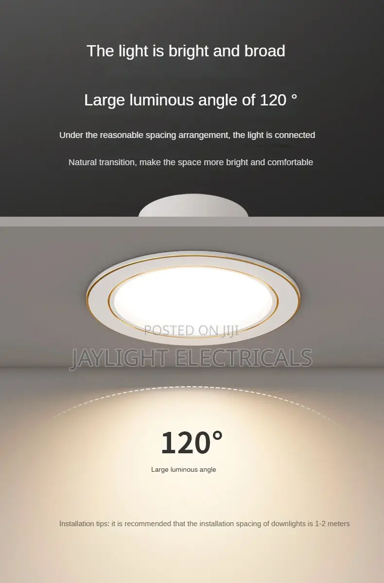 New Indoor Decor Three Color Ceiling Lamp