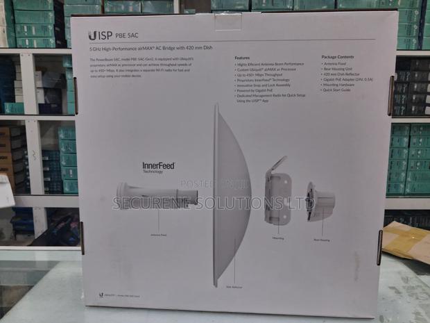 Ubiquiti Networks Pbe-5ac-620 Powerbeam Ac High-Perfom Airmax Bridge - thumbnail 2