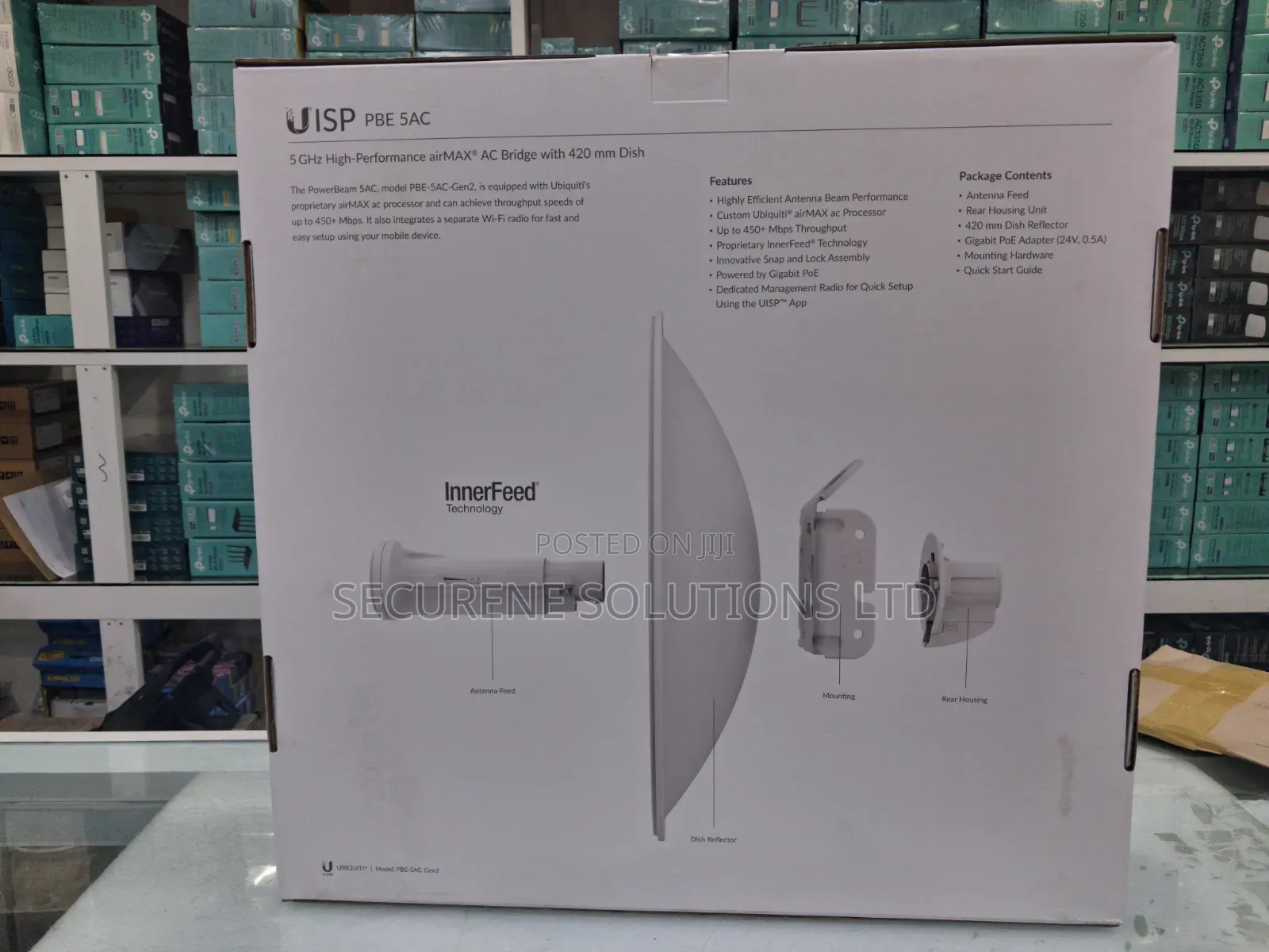 Ubiquiti Networks Pbe-5ac-620 Powerbeam Ac High-Perfom Airmax Bridge