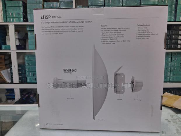 Ubiquiti Networks Pbe-5ac-620 Powerbeam Ac High-Perfom Airmax Bridge - thumbnail 4