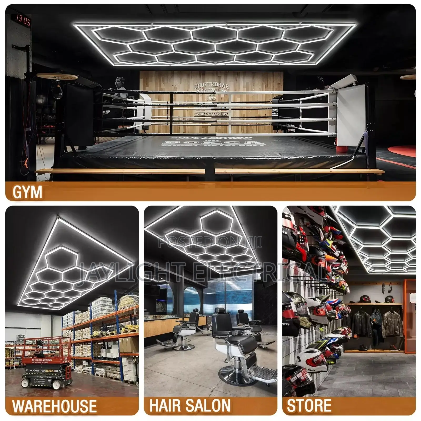 Led Hexagon Morden Ceiling Lights