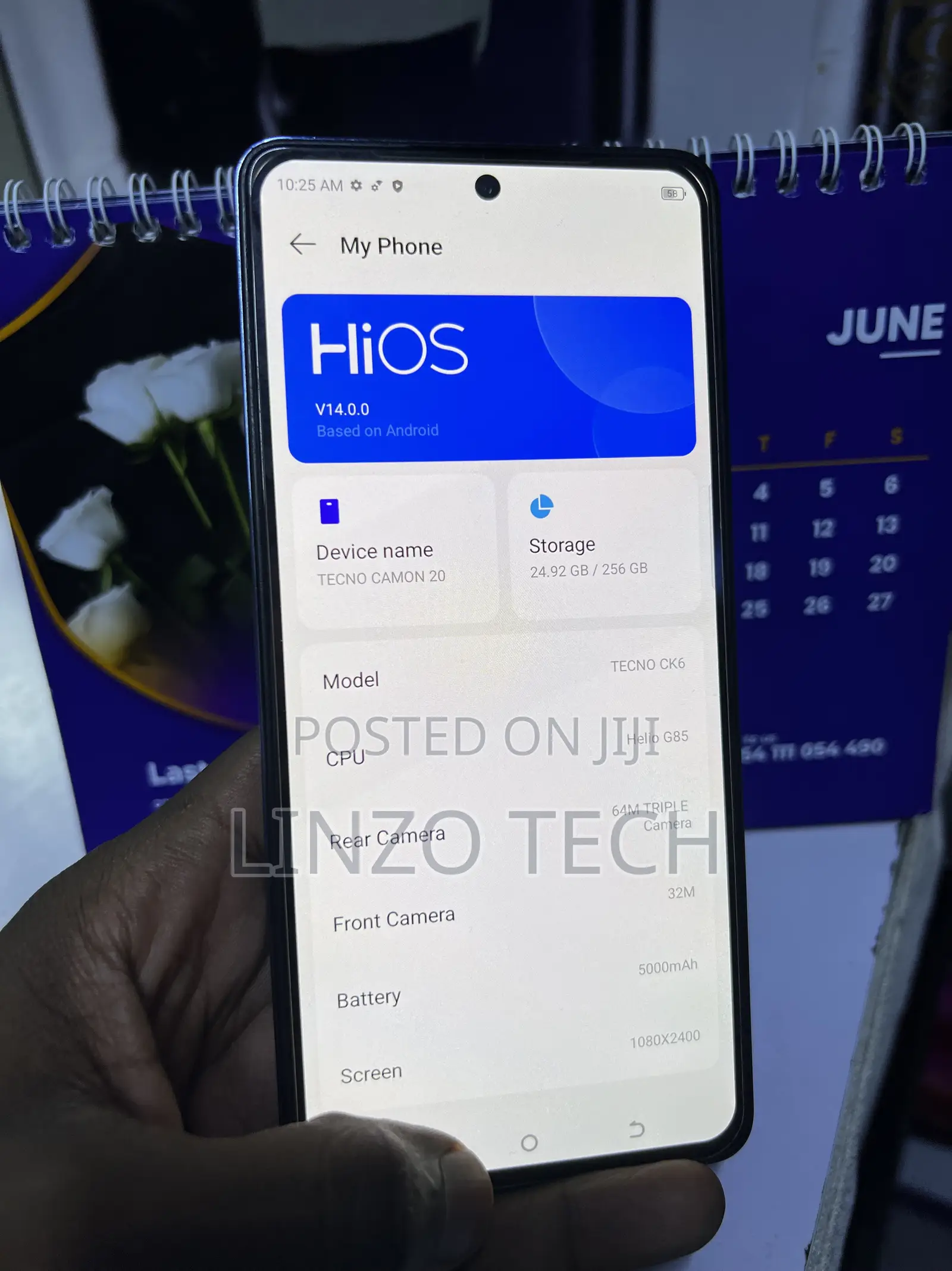 Tecno Camon 20 256 GB Blue