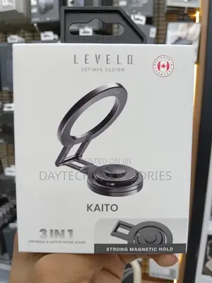 Kaito 3 in 1 Magsafe Laptop Phone Holder 360° Disc Rotation.