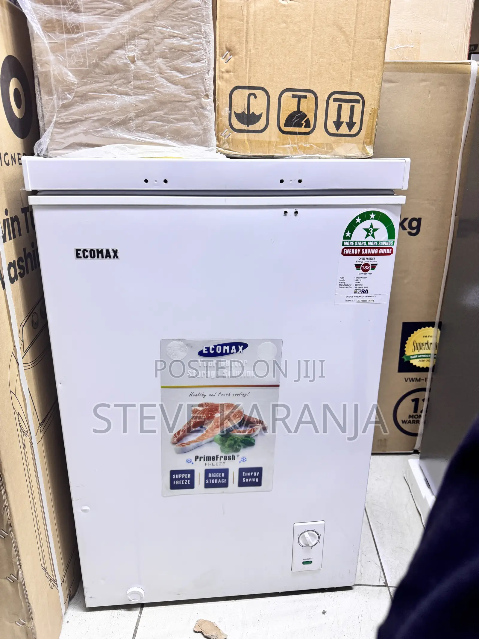 Ecomax 119l Chest Freezer Refub