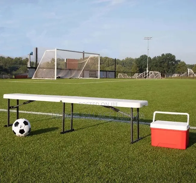 Outdoor Bench; Heavy Duty Plastic Folding Bench With Carry Handle
