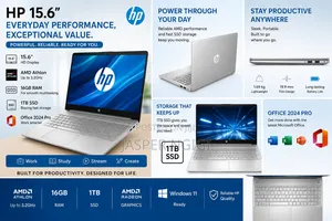 New Laptop HP 15 16GB AMD SSD 1T