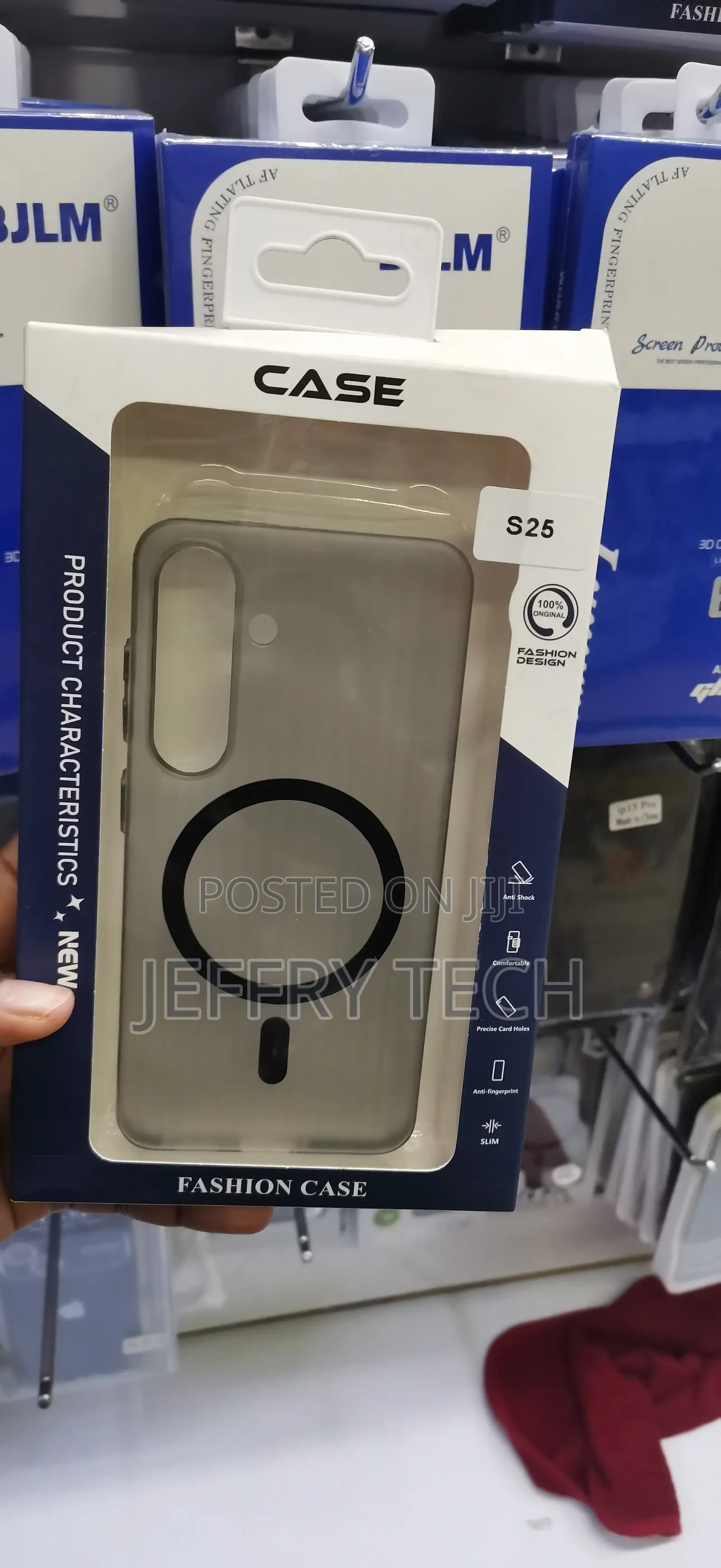 Clear Samsung Galaxy S25 Series Magnetic Phone Case