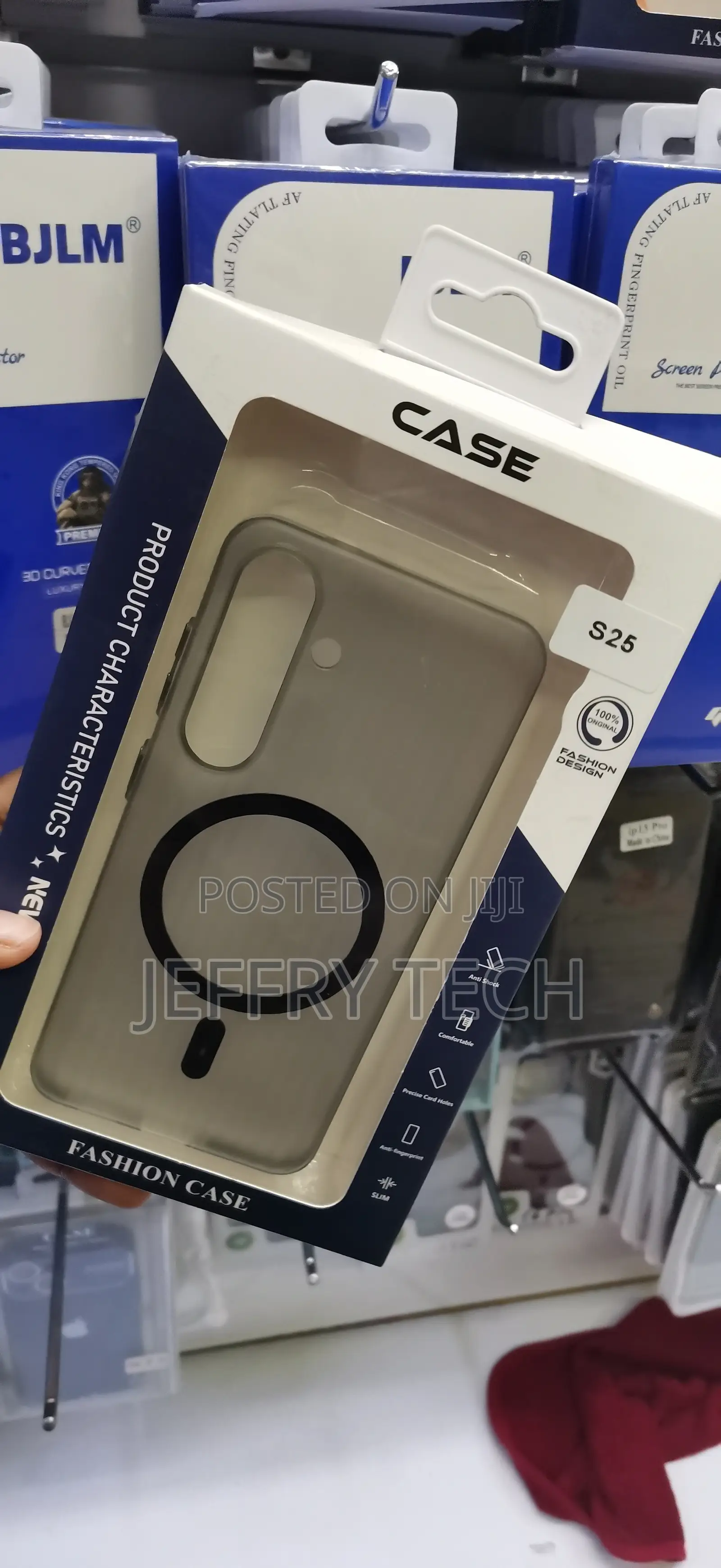 Clear Samsung Galaxy S25 Series Magnetic Phone Case