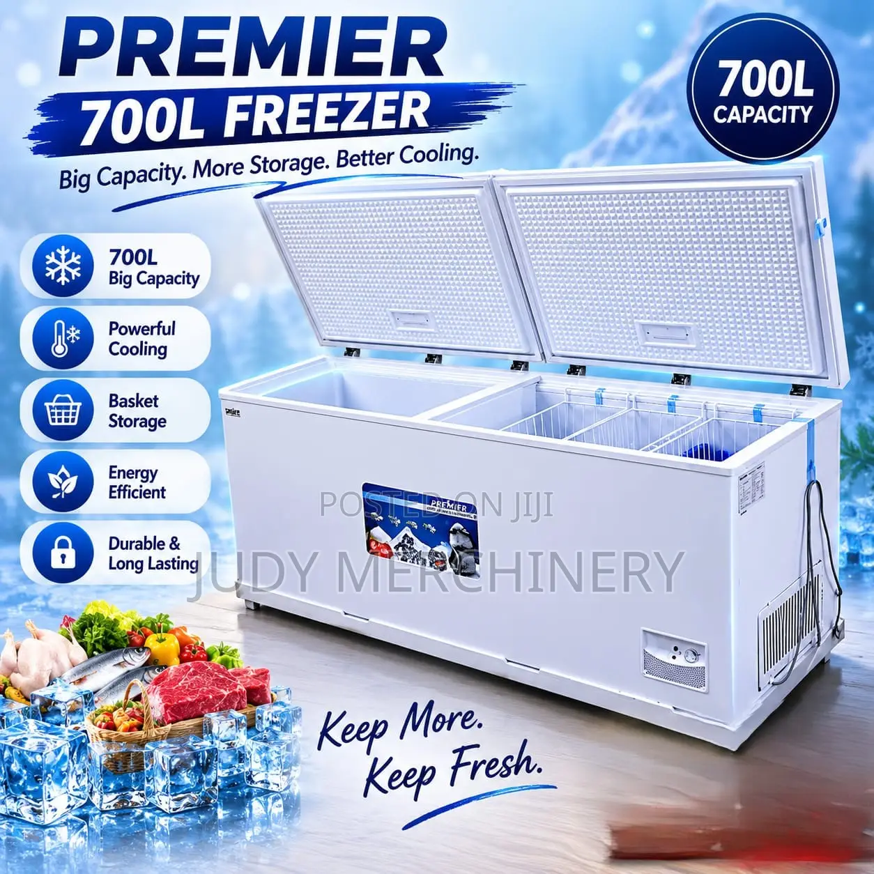 Premier Chest Freezer 700l