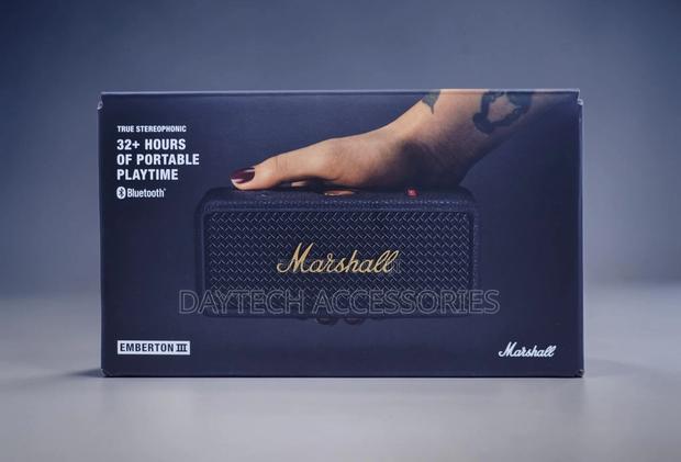 Marshall Emberton Iii Bluetooth Speaker - Black