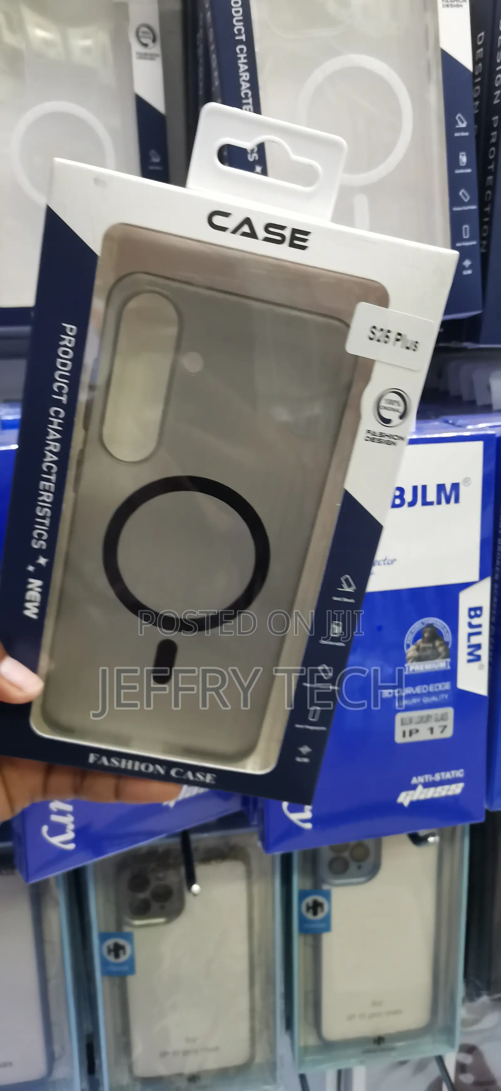 Samsung Galaxy S25 Plus Transparent Magnetic Phone Case