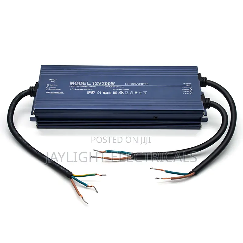 Waterproof Power Supply Led Driver 12v 200w