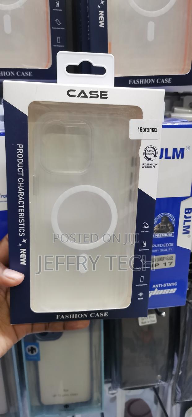 iPhone 16 Pro Max Clear Plastic Transparent Protective Case. - main view