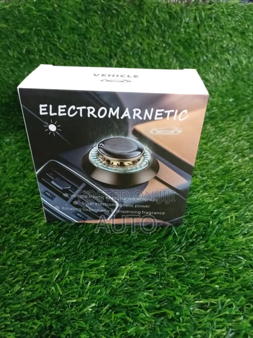 Luxury Solar Powered Car Perfume Rotating Dashboard Air Freshener