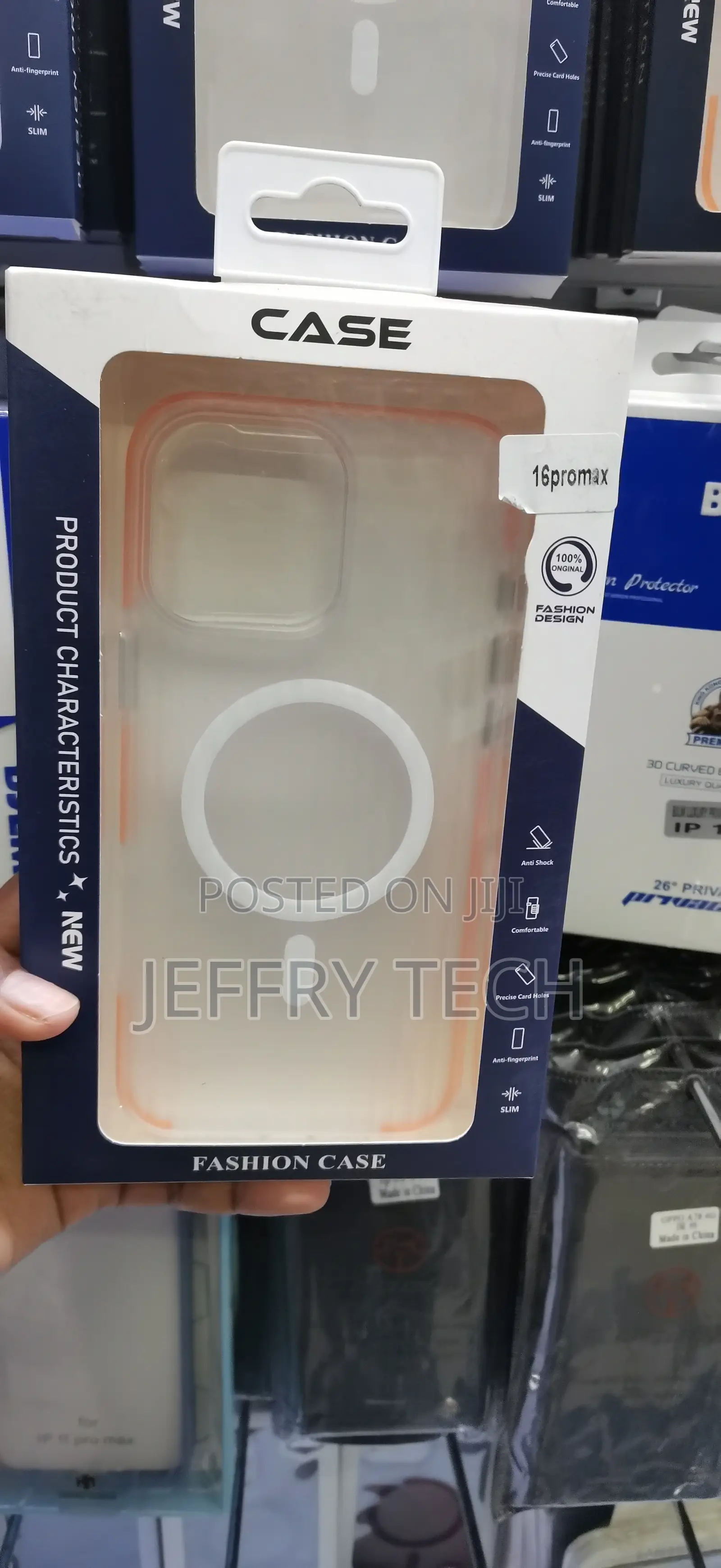 iPhone 16 Pro Max Mag-Safe Smart Grip Case
