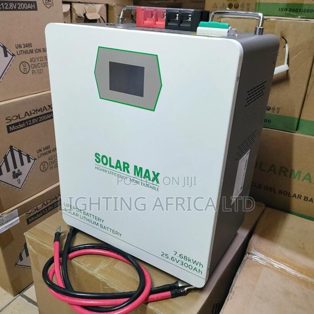 Lithium Solar Battery 7.69kwh - 25.6v(300ah)Suitable for Home Off-Grid