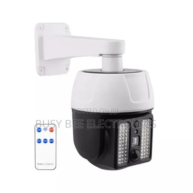 Solar Light Solar Powered Simulation Monitoring Dummy Camera