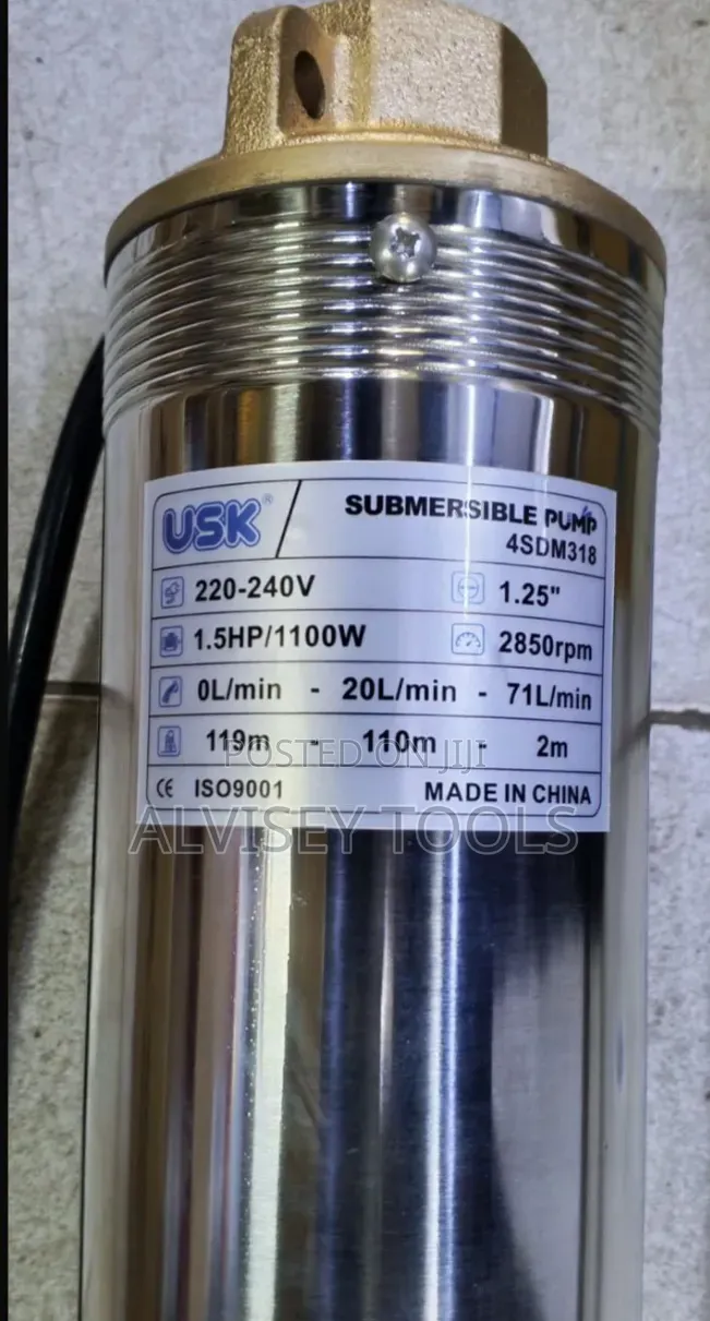 Usk Submersible Water Pump With Control Box