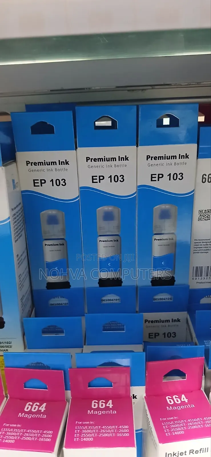103 Premium Ink Cartridges Cyan