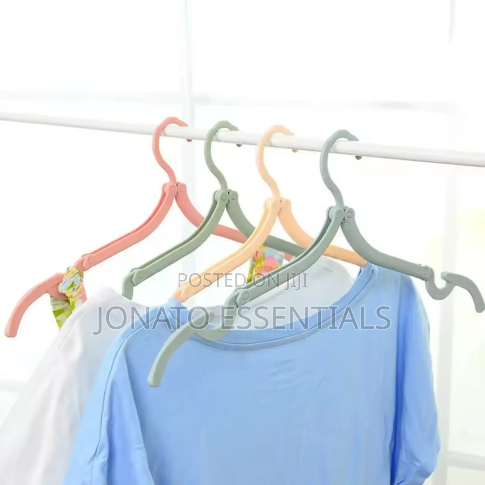 Foldable Travel Clothes Hangers Space Saving Wardrobe Organizers