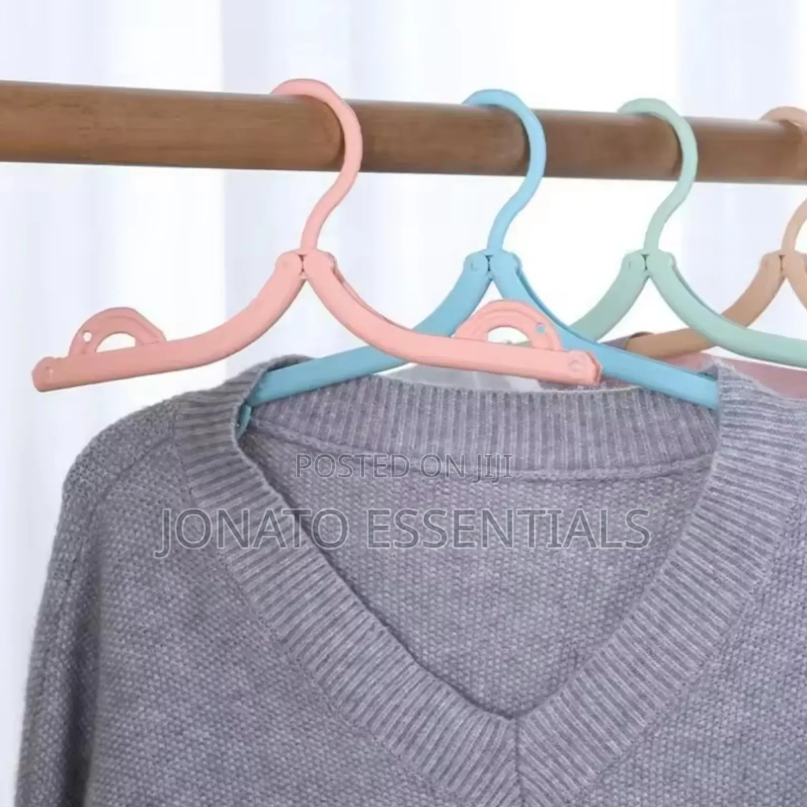 Foldable Travel Clothes Hangers Space Saving Wardrobe Organizers