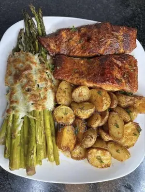 Salmon and Asparagus