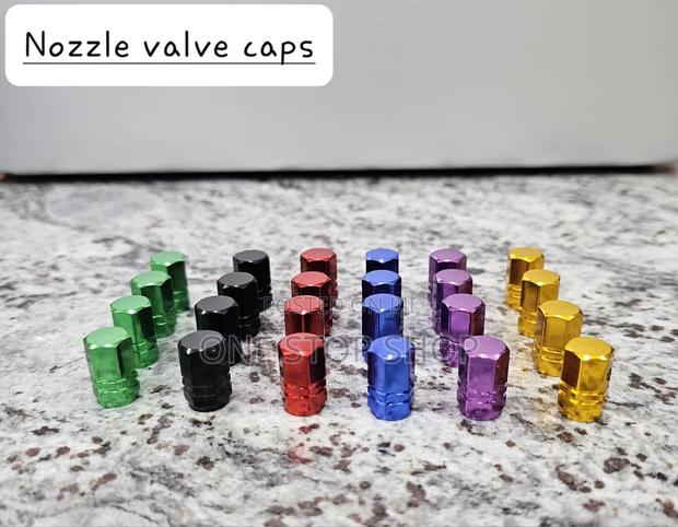 Universal Car Valve Stem Anodized Valve Caps 4pc - main view